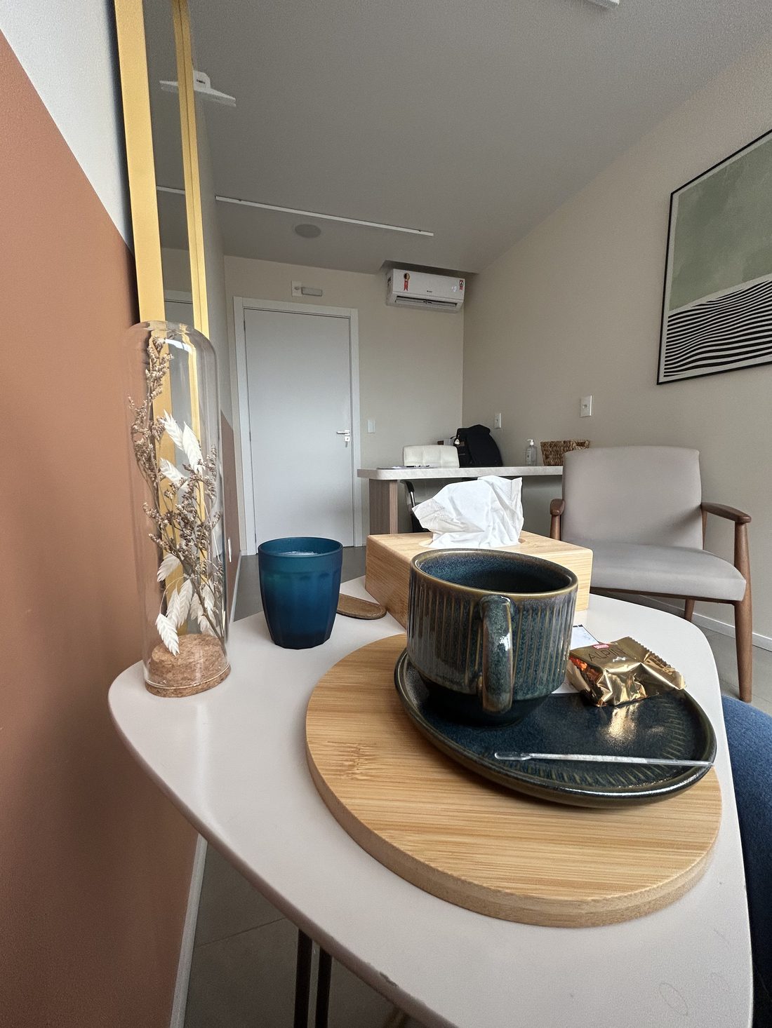 Sala de espera do consultório